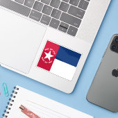 Vlag van North Carolina (1861-1865) Sticker (Laptop met iPhone)