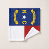 vlag van North Carolina Bad Handdoek (Wasdoekje)