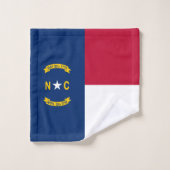 Vlag van North Carolina Bad Handdoek (Wasdoekje)