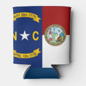 vlag van North Carolina Blikjeskoeler (Voorkant)