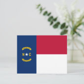 Vlag van North Carolina Briefkaart (Staand voorkant)