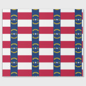 vlag van North Carolina Cadeaupapier (Vlak)