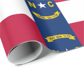 vlag van North Carolina Cadeaupapier (Rol Hoek)