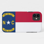 Vlag van North Carolina Case-Mate iPhone Case (Achterkant (horizontaal))