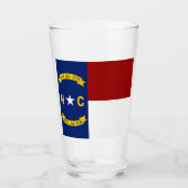 vlag van North Carolina Glas (Voorkant)