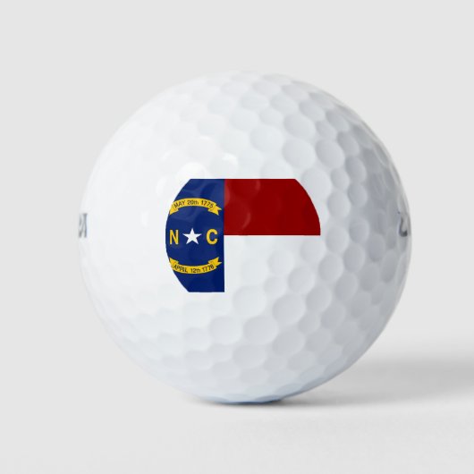 vlag van North Carolina Golfballen (Voorkant)