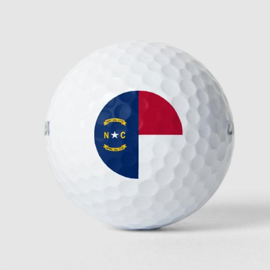 Vlag van North Carolina Golfballen (Voorkant)