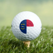 Vlag van North Carolina Golfballen (Insitu Shirt)