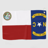 vlag van North Carolina Golfhanddoek (Horizontaal)