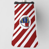 vlag van North Carolina Golfheadcover (Draai 90)