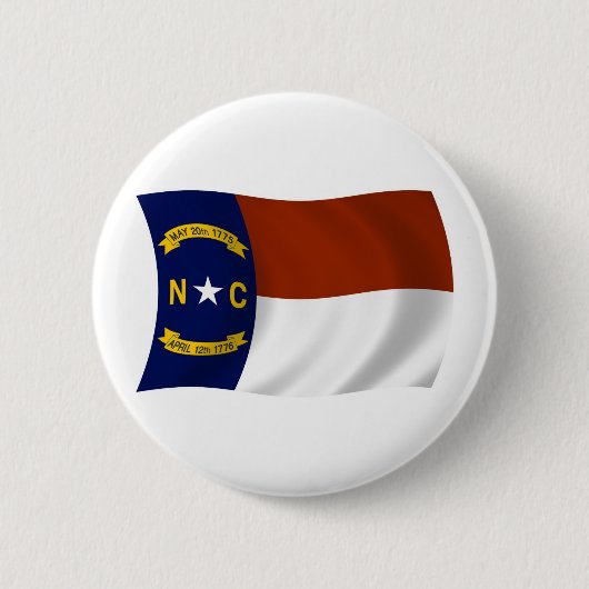 Vlag van North Carolina Knop Ronde Button 5,7 Cm (Voorkant)