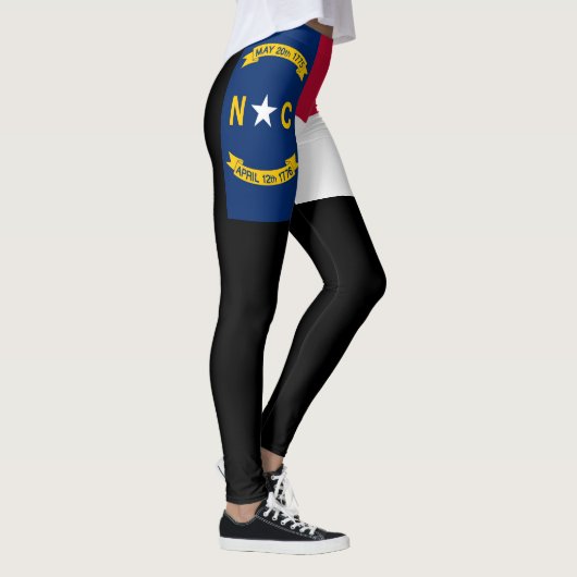 vlag van North Carolina Leggings (Rechts)