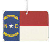 Vlag van North+Carolina Luchtverfrisser (Achterkant)
