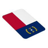 Vlag van North Carolina Magneet (Rechterzijde)