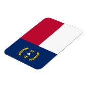 Vlag van North Carolina Magneet (Linkerzijde)
