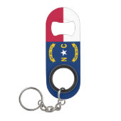 Vlag van North Carolina Mini Flessenopener (Voorkant)