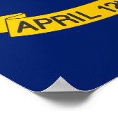 vlag van North Carolina Poster (Hoek)