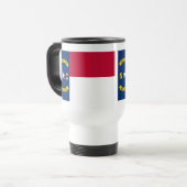 vlag van North Carolina Reisbeker (Voorkant links)