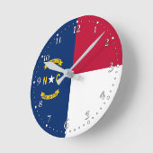 Vlag van North Carolina Ronde Klok (Hoek)