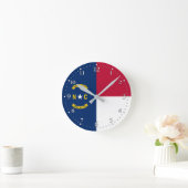 Vlag van North Carolina Ronde Klok (Huis)