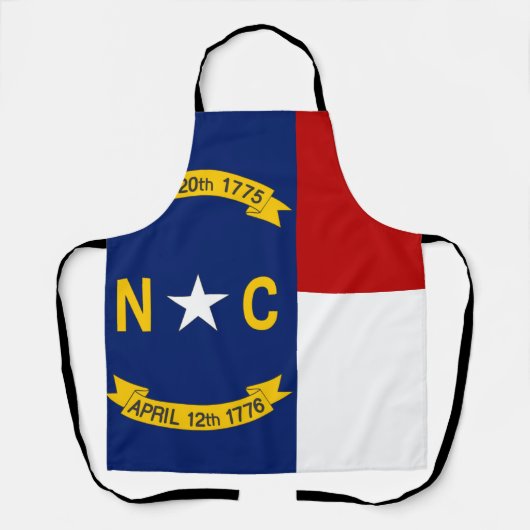 vlag van North Carolina Schort (Voorkant)