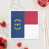 Vlag van North Carolina Servet (Insitu)