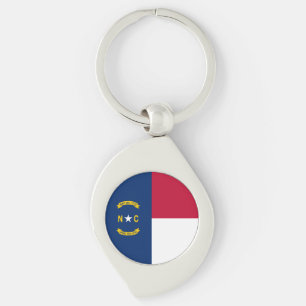 Vlag van North Carolina Sleutelhanger