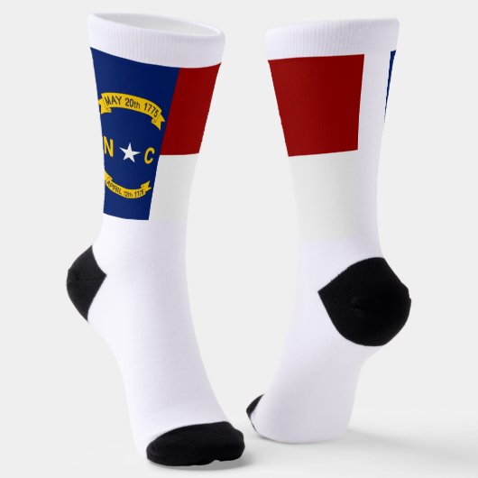 Vlag van North Carolina Sokken (Gebogen)