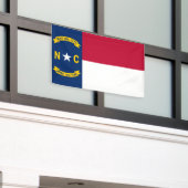 Vlag van North Carolina Spandoek (Buitenkant Gebouw)