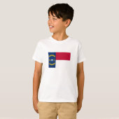 Vlag van North Carolina T-shirt (Voorkant volledig)