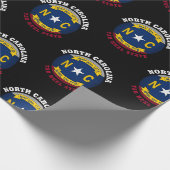 VLAG VAN NORTH CAROLINA TAR HEEL STATE CADEAUPAPIER (Hoek)
