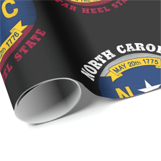 VLAG VAN NORTH CAROLINA TAR HEEL STATE CADEAUPAPIER (Rol Hoek)