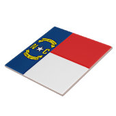 Vlag van North Carolina Tegeltje (Zijkant)