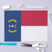 Vlag van North Carolina Tissuepapier (Craft)