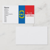 Vlag van North Carolina Visitekaartje (Voorkant / Achterkant)