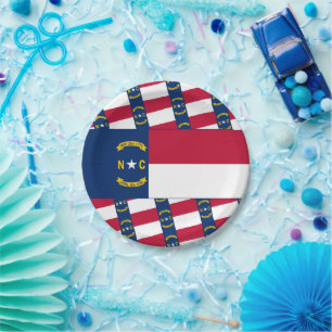 Vlag van North Carolinian, Vlag van North Carolina Papieren Bordje