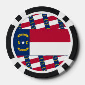 Vlag van North Carolinian, Vlag van North Carolina Poker Chips (Achterkant)