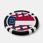 Vlag van North Carolinian, Vlag van North Carolina Poker Chips (Enkel)