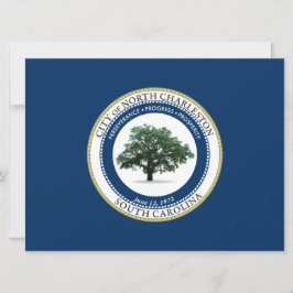 Vlag van North Charleston (South Carolina) Kaart