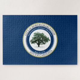 Vlag van North Charleston (South Carolina) Legpuzzel