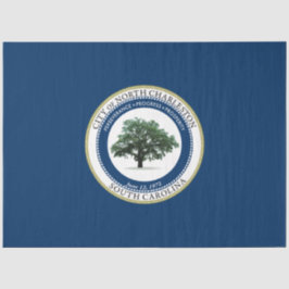 Vlag van North Charleston (South Carolina) Tissuepapier