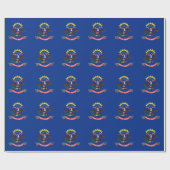 Vlag van North Dakota Cadeaupapier (Vlak)