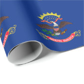 Vlag van North Dakota Cadeaupapier (Rol Hoek)