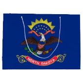 Vlag van North Dakota Groot Cadeauzakje (Achterkant)