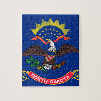 Vlag van North Dakota Legpuzzel
