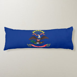 Vlag van North Dakota Lichaamskussen