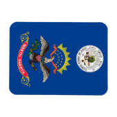 vlag van North Dakota Magneet (Horizontaal)