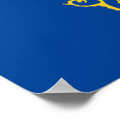 vlag van North Dakota Poster (Hoek)