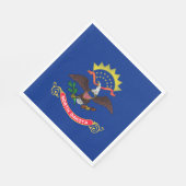 Vlag van North Dakota Servet (Hoek)