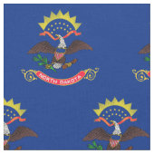 Vlag van North Dakota Stof (Close Up)